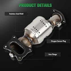 SCITOO 16450 Left Catalytic Converter Fit For Acura