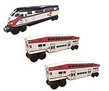 CalTrain MP-36 - 3 Car Set Wooden Toy Train by Whittle Shortline Railroad - Manufacturer