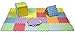 HemingWeigh Kids Multicolored Interlocking Puzzle Play Mat - 36 Tiles - Soft and Safe EVA Foam - Excellent for Day Care's, Play Rooms, Baby Rooms, and playgrounds.