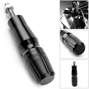 Areyourshop Crash Pad Uitlaat Slider Protector Voor Ka-wa-sa-ki Z750 Z800 Z900 Z1000 Z250 Zwart