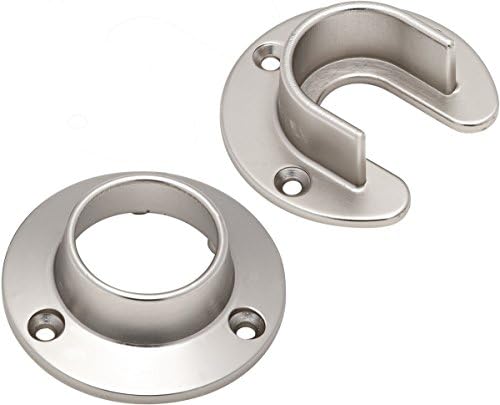 National Hardware S820-167 V8185 Flange Set in Nickel , 1-5/16" Diameter