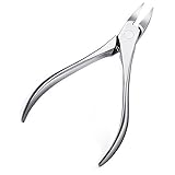 Ninth Toenail Clippers/Nail Nipper for Thick and Ingrown Toenails - Surgical Grade Stainless Steel Nail Clippers for Hangnails - Premium Quality Brushed Stainless Steel, 5