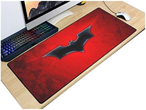 Batman Extended Gaming Mouse Pad Mat Professional Large Size Desk Mat,Non-Slip Rubber Mouse Mat (900 x 400 x 3mm/35.43 x 15.74 x 0.11 inch, 01)