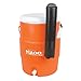 Igloo 10 Gal Orange Seat Top Cooler w/Cup Dispense primary