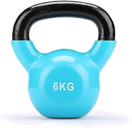 Fithalt Coated Kettlebell Cast Iron Vinyl for Women/Men Workout