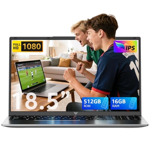 ACEMAGIC 18.5 PC Notebook 16GB RAM | 8000 mAh battery, N150 processor up to 3.6 GHz, 512 GB SSD, notebook and laptop for office and entertainment
