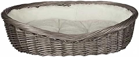 TRIXIE Basket, with lining and cushion, gray, 80cm (Pack of 1) - Image 3
