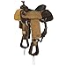 NRS Competitor Series Heavy Oil Roughout Team Roping Saddle Roughout 14.5thumb 3