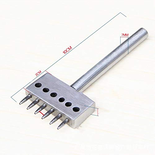Punch - 1 Set Leather Hole Punches Diy Hand Perforated Round Stitching Punch Cut Punching 2 4 6 5 8mm - Notepad Walk Cutter Adjustable Heart 2d/3d Embroidery Disposable Kick Jars Fountain Twist