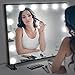 Nitin Hollywood Vanity Mirror with Lights, Black Lighted Makeup Mirror with 14 Bulbs, Tabletop or Wall Mounted Vanity Mirror for Bedroom Dressing Room (Black)
