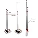 Dust Pan and Broom Combo Set/Standing Upright Dustpan with 40