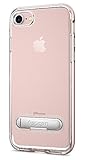 Spigen Crystal Hybrid iPhone 7 Case with Water-Mark Free TPU and Magnetic Metal Kickstand for iPhone 7 2016 - Rose Gold