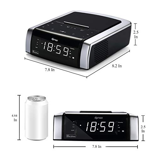 DPNAO iPhone Docking Station Charging Speaker Alarm Clock for iPhone Xs