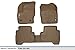 MAXLINER Floor Mats 2 Row Liner Set Tan for 2013-2018 Ford Escape/C-Max