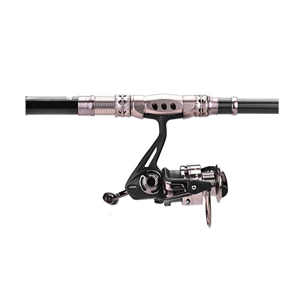 PLUSINNO-Spinning-Rod-and-Reel-Combos-FULL-KIT-Telescopic-Fishing-Rod-Pole-with-Reel-Line-Lures-Hooks-Fishing-Carrier-Bag-Case-and-Accessories-Fishing-Gear-Organizer