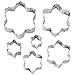 Wilton 6-Piece Nesting Fondant Double Sided Cut Out Cutters, Blossom
