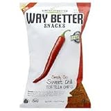 Way Better Snacks Simply So Sweet Chili Tortilla Chips, 5.5 Ounce -- 12 per case.