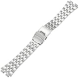 Kreisler SM22006 22mm Tech Smart Band Stainless Steel Silver Watch Bracelet