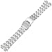 Kreisler SM22006 22mm Tech Smart Band Stainless Steel Silver Watch Bracelet
