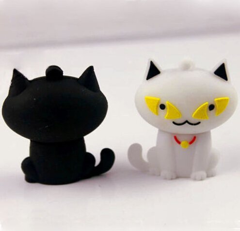 Cute Black Cat Model Storage 8GB USB 2.0 Flash Drive Memory Stick Thumb Pen Drive