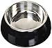 Petmate Stainless Style Bowl Medium, Black/Stainless Steel primary