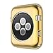Apple Watch Series 2 Case 42mm HOCO iWatch Protective Bumper Case TPU Ultra-Thin Scratch-resistant Flexible Slim Lightweight Cover (Gold)