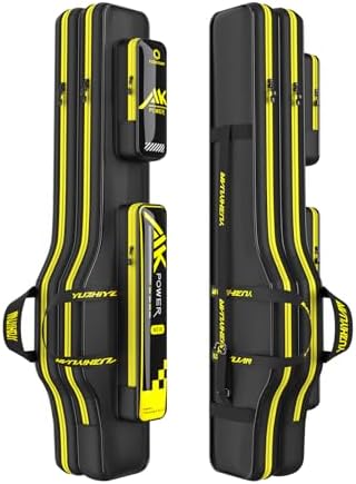 ABU GARCIA Carabus Housse Semi-Rigide Pour Canne – 105x9x9 Cm, Résistant Aux Éclaboussures, Pour 4 Cannes