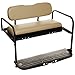 Club Car DS Golf Cart Rear Flip Back Seat Kit - Buff