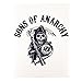 Sons of Anarchy Temporary Reaper Tattoo [Set of 2]