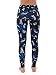Cats in Space Leggings: Large Blue