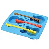 CY-buity Multi-Shape Ice Jelly Pudding Chocolate Cake Tray Mold Mould Cube Maker Model & Color=Guitar Random Color