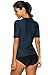 CharmLeaks Swim Shirts for Women Rashguard Swimsuit SPF 50 Swim Shirts uv Protection Shirts,l Navy