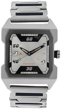 Fastrack Party Analog Silver Dial and Band Men's Stainless Steel