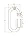 US STAINLESS Stainless Steel 316 Quick Link Marine Grade (1/4