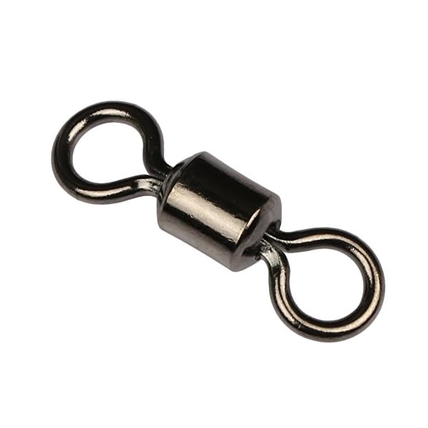 SHELURE-Rolling-Barrel-Swivels-For-Fishing-162LB-to-1323LB-Pack-of-100
