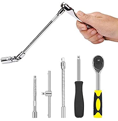 Schraubenschlüssel, 46-teiliges Werkzeugkoffer, Auto-, Motorrad-Reparatur-Set, Handwerkzeug, Heim-Service – Bild 4