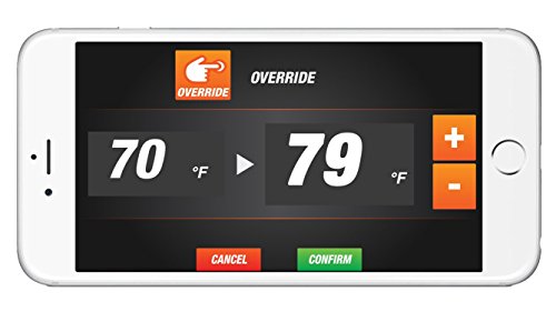 King Electric ATMOZ1-240-WIFI Wi-Fi Programmable Line Voltage Thermostat, White - Thumbnail 3