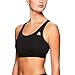 Reebok Women's Wireless Racerback Sports Bra - Medium Impact Athletic Active Fitness & Gym Bralette w/Keyhole Cutout
