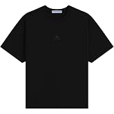 Aelfric Eden Mens Oversized T-Shirts Cotton Crewneck Short Sleeve Casual Solid Color Basic Tee Summer Streetwear Tops