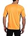 Kanu Surf Men's Standard Short Sleeve UPF 50 Swim Rash Guard Sun Shirt (Regular & Extended Sizes), Neon Orange/Charcoal, Medium