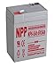 NPP NP6-5Ah Rechargeable Sealed Lead Acid 6V 5 Ah Battery F1 primary