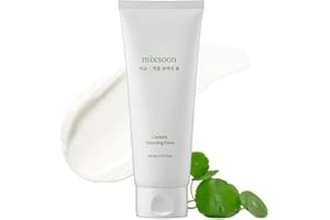 mixsoon Centella Cleansing Foam 5.07 fl oz/ 150ml,Low pH cleansing foam for soothing and moisturization