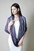 Anika Dali Women's Shimmer Sparkle Infinity Scarf- Festival Boho Bliss Fashion Scarf (Blue Turquoise)
