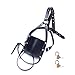 Leather Mask Restraint Y Shape Head Harness Belt Lockable Gag Adjustable Headgear Adult SM Bondage Mouth Gag Mask Fetish Toy Blackthumb 1