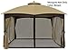 APEX GARDEN 10 Ft. x 12 Ft. Gazebo Replacement Mosquito Netting (Brown)