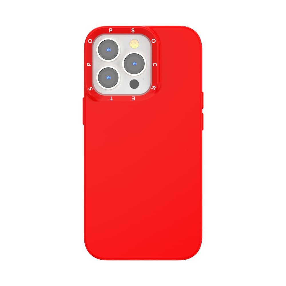 PopSockets iPhone 13 Pro Case Compatible with MagSafe, Phone Case for iPhone 13 Pro, Wireless Charging Compatible - Rosso