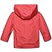 Arshiner Little Kid Waterproof Hooded Coat Jacket Outwear Raincoat,Red,Size 120