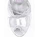 ElegantPark A3202 Women's Pumps Peep Toe High Heel Bow Lace Edge Pearls Ribbon Satin Wedding Party Shoes