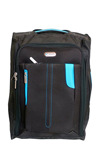 Borsa Da Cabina EasyJet Leggera E Pieghevole In Nylon, 45x36x20cm - Bagaglio A Mano Per Aerei, Capienza 32L - Colore Blu Navy