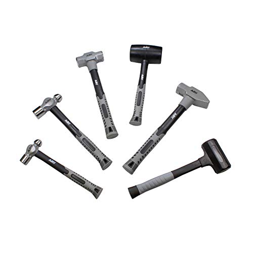 ABN 6 Piece Hammer Set Hammer Tool Set, Metal Working Tools